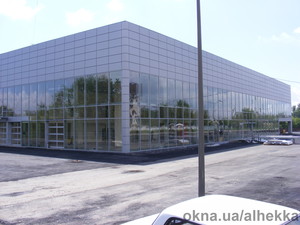 Светопрозрачный фасад, автосалона TOYOTA &mdash; 